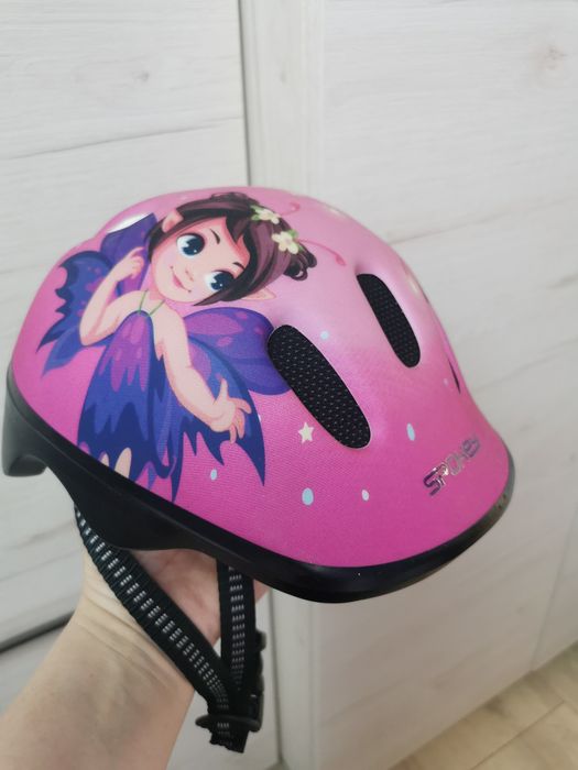 Kask rowerowy dziewczęcy 52cm