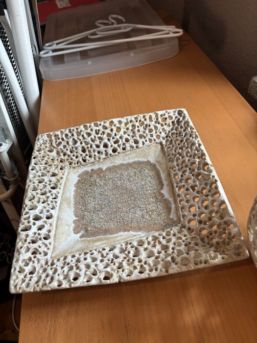 Ceramiczna patera i ozdoba