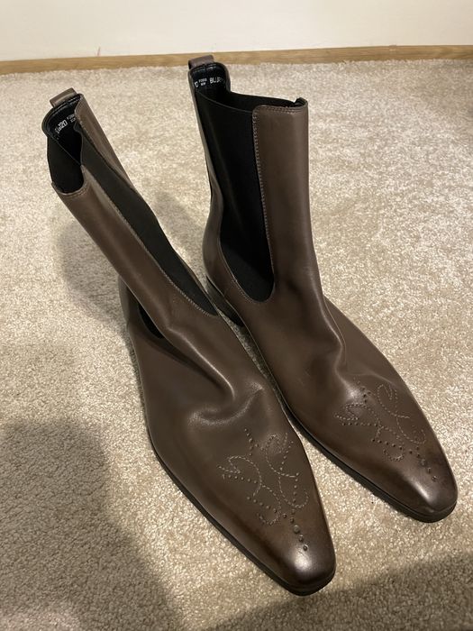 Bally buty meskie kowbojki premium skorzane