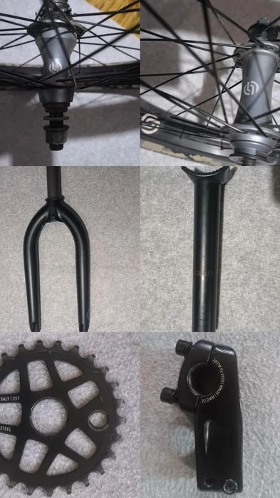 Багато bmx запчастин / salt pro / wethepeople / salt