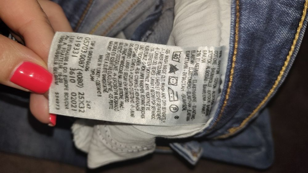 Джинси Levis, 25/32
