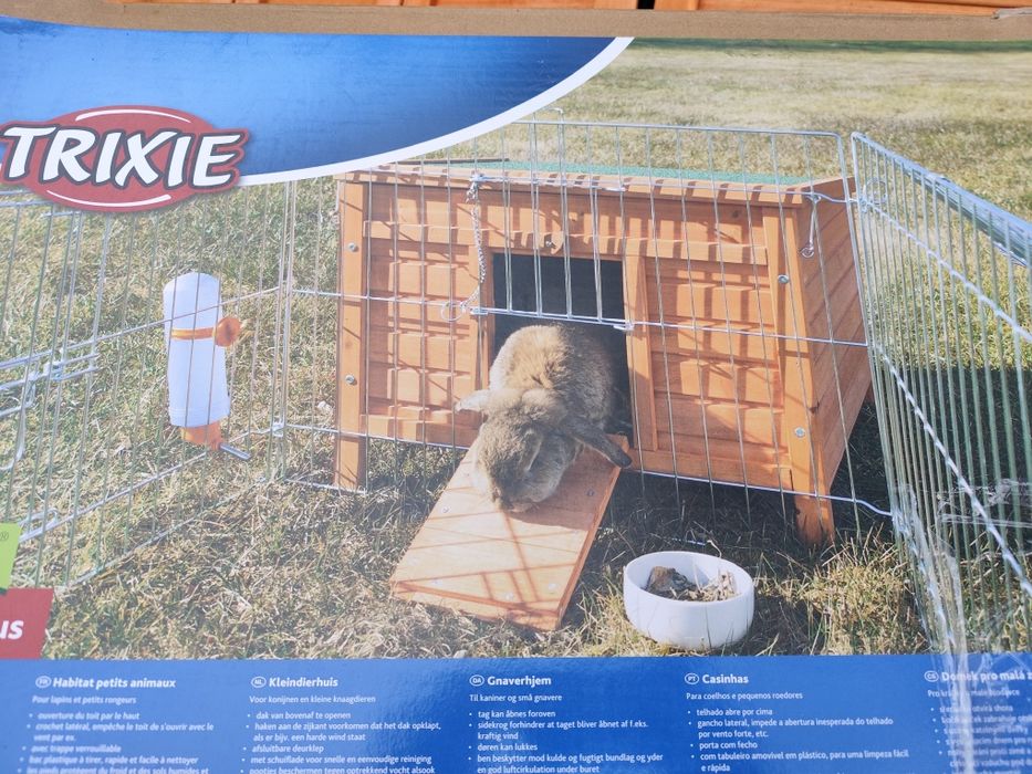 Drewniana budka dla królików i innych Trixie Natura 60x50x47 cm