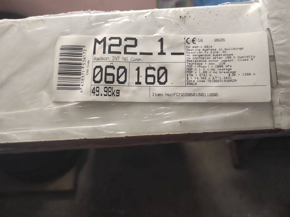 Grzejniki Radson 22/600/1600 nowy różne rodzaje