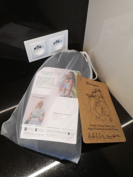 Lenny Lamb, Moja pierwsza chusta do noszenia dzieci - AZURYT, tkana sp