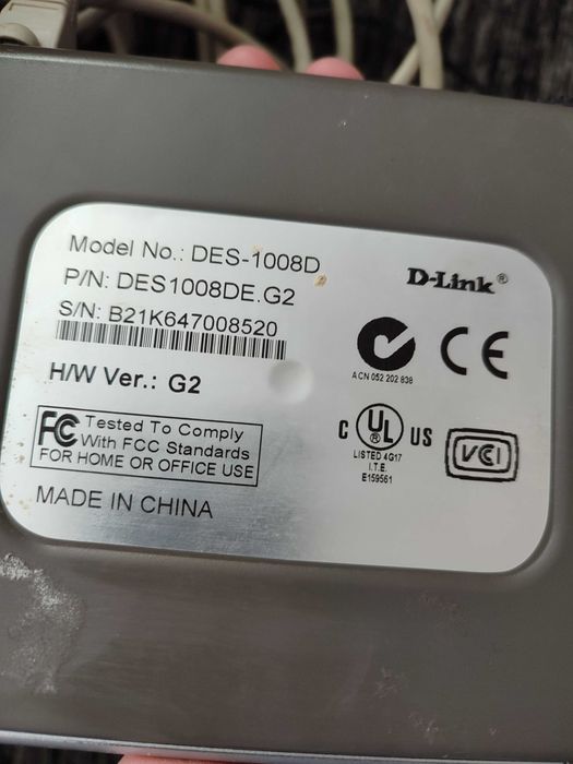 D-Link Switch 8 портовий DES 1008D