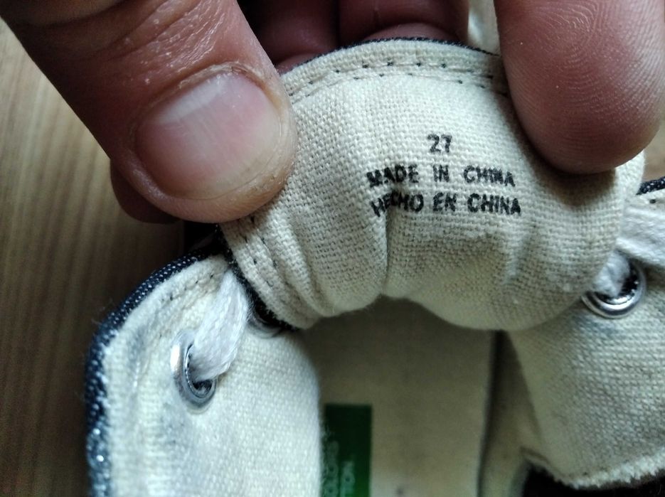 Dziecięce trampki Benetton rozm.27