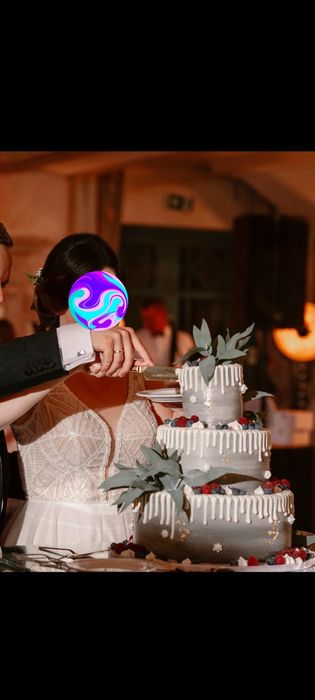 Suknia ślubna Tytania Eliana Kresa z trenem IVORY ogłoszenie do 31 sty