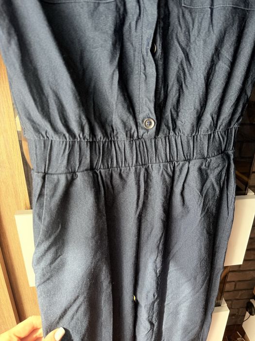 Świetny damski kombinezon jeansowy!