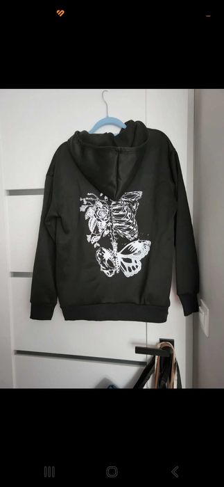 Czarna bluza z kapturem M