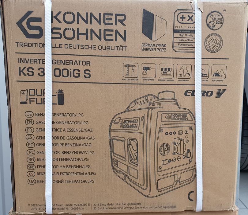 Генератор инверторный KONNER SOHNEN 3100IGS