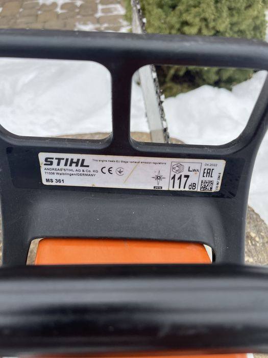 Бензопила sthil 361