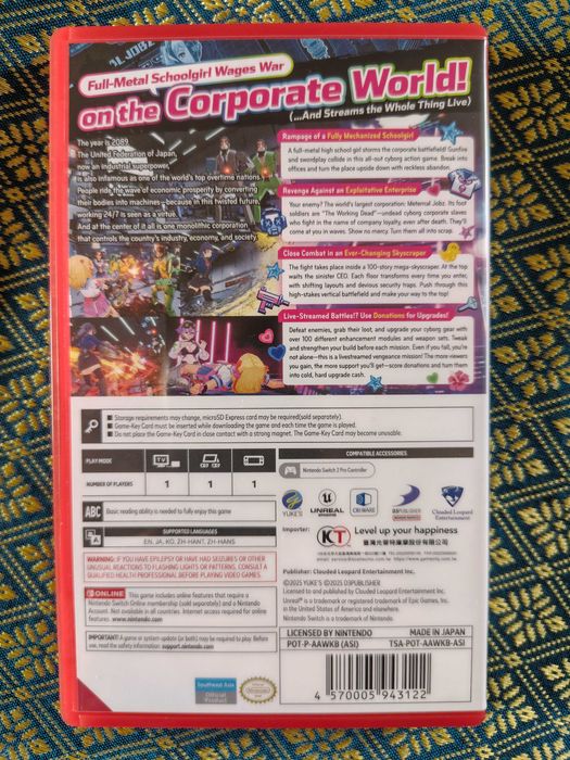 Full Metal Schoolgirl Nintendo Switch 2