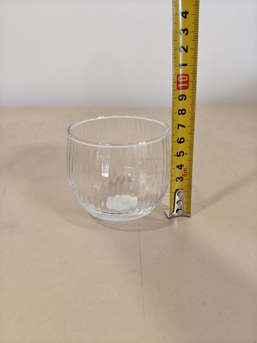 Porta-velas em vidro transparente - toque decorativo