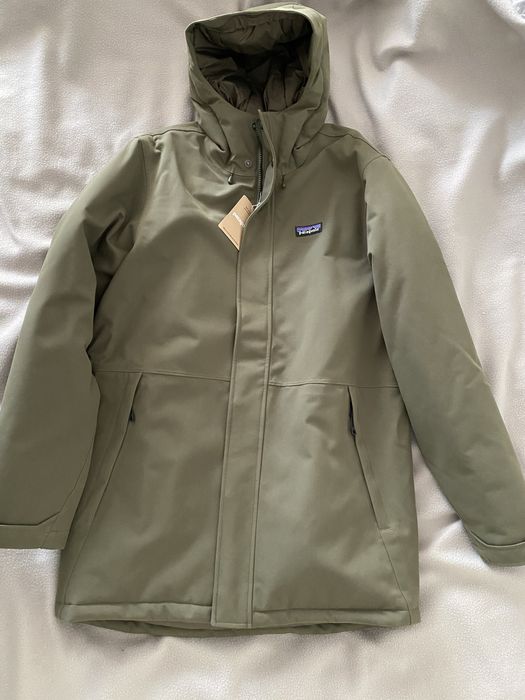 Patagonia Lone Mountain Parka basin green . S