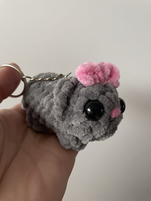 Breloczek sadhamster smutny chomik pluszowy hit tik toka