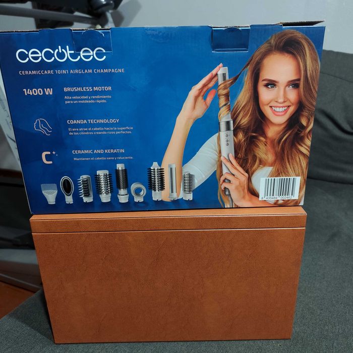 Secador modelador AirGlam cecotec 10 em 1