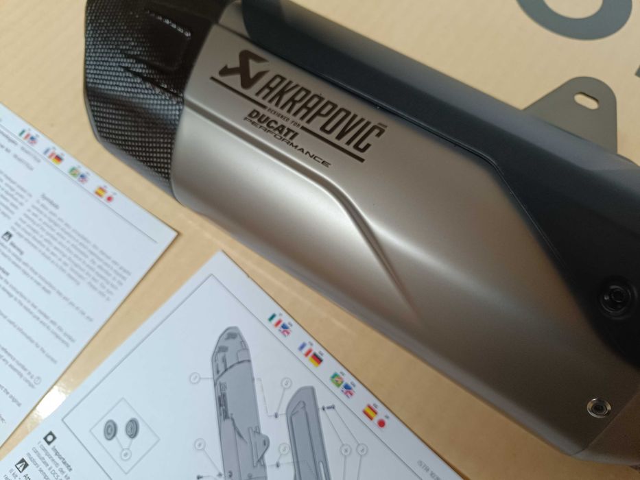 Ponteira Akrapovic Ducati Multistrada V4 V4S