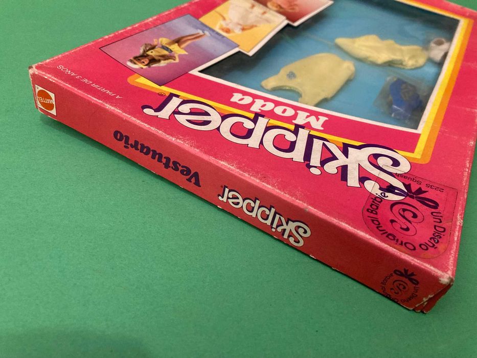 Conjunto Roupa Boneca Skipper Moda Modelo Squash Mattel Spain 1986 Nov