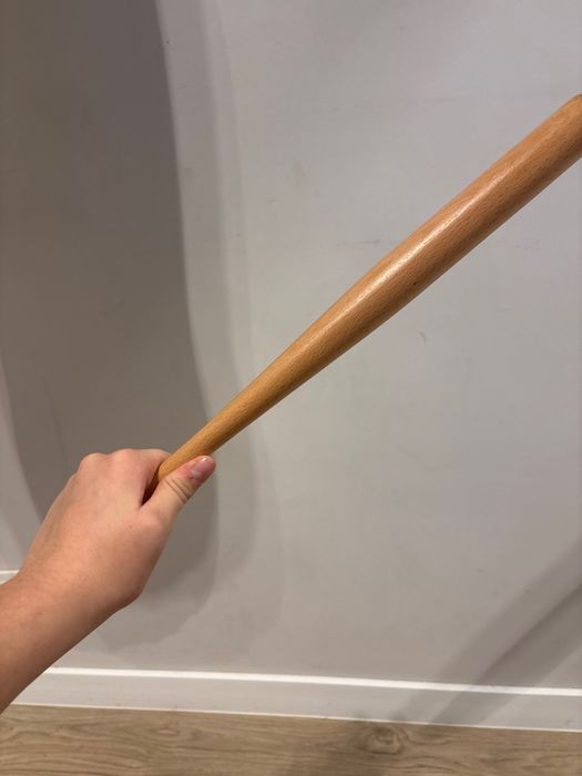 Basebal drewniany Kij do bejsbola NOWY około 54cm długość