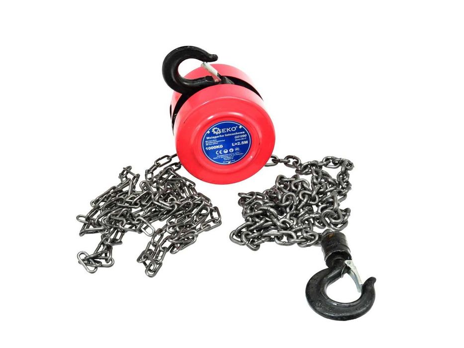Wciągarka łańcuchowa ręczna rukcug 1T łańcuch 2,5m GEKO