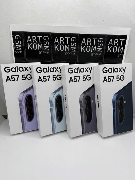 NAJTANIEJ od ARTKOM Nowy Samsung A57 8/128GB Blue 1400zł HIT!