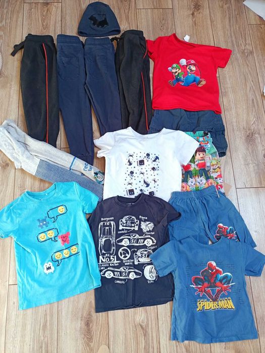 zestaw ubrań dla chłopca 122