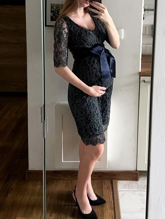 Sukienka ciążowa Seraphine Luxe elegancka świąteczna