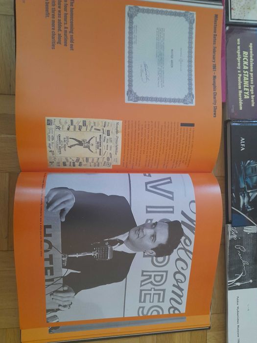 Zestaw książek biografie Elvisa Presleya