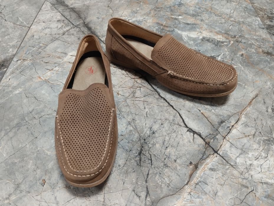 Макасины мужские туфли натуральная кожа