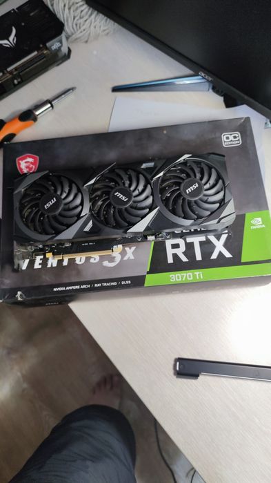 Продам видеокарту MSI GeForce RTX 3070ti VENTUS 3X OC: 13 000 грн ...