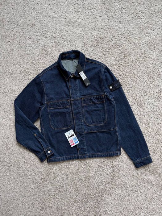 Джинсовая куртка Stone Island (джинсовка, овершот)