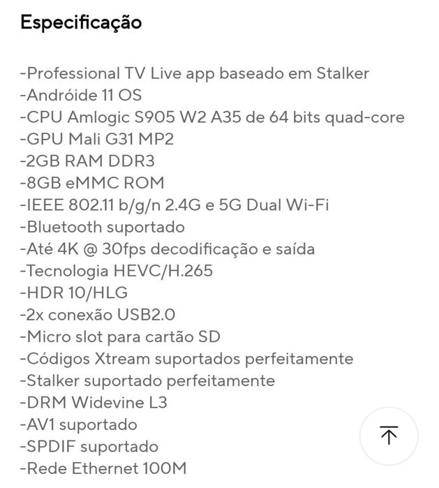 Box Android XTV SE2 4K