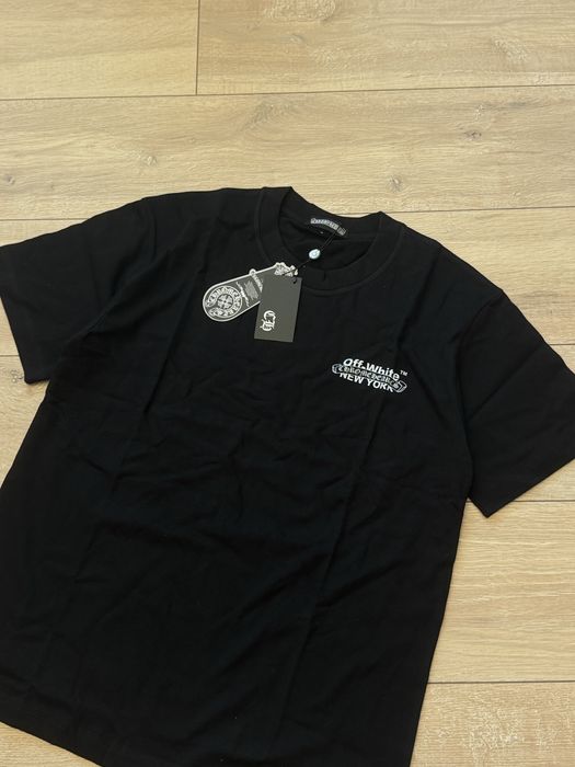 футболка CHROME HEARTS & OFF WHITE