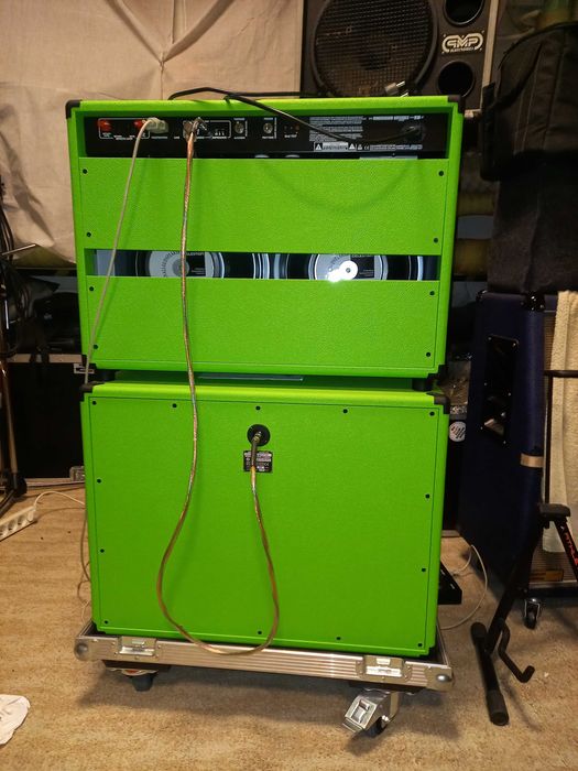 MG Amps Fendmess 50W combo 2x12 + kolumna 2x12 + case'y