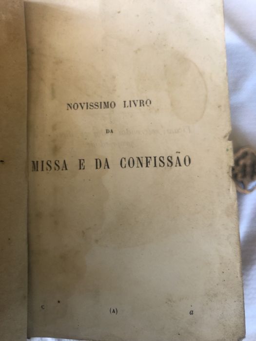 Novíssimo livro da Missa e da Confissão