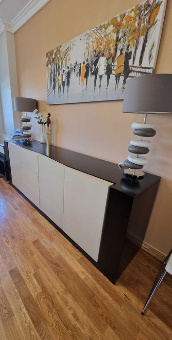 Aparador de Sala MOVEME – Wengué (Arrumação e Qualidade) móvel madeira