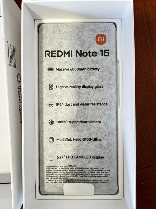 Xiaomi Redmi Note 15 (NOVO)