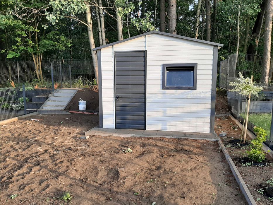 Tani Mały Garaż Blaszany - Wiata - Zadaszenie - Magazyn  - Maj-Blach