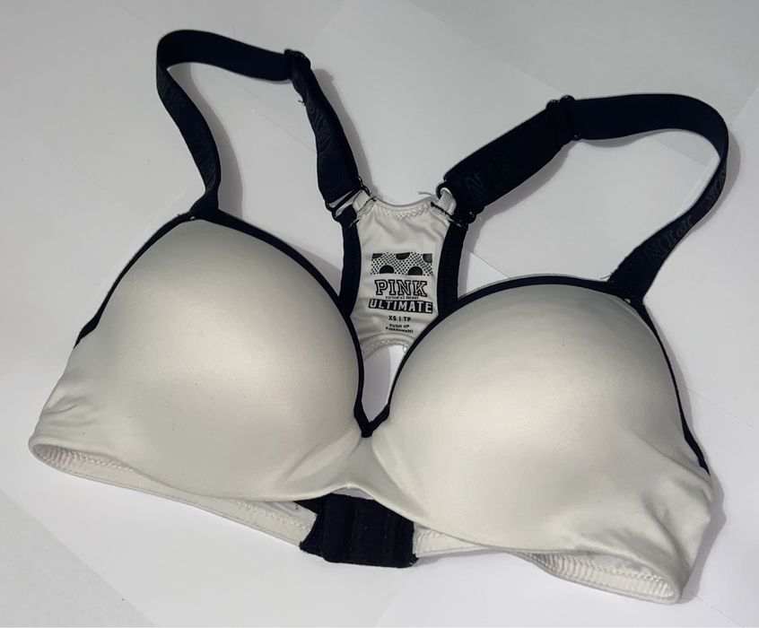 Viktoria’s secret biustonosz stanik PINK push up sport bra roz. XS