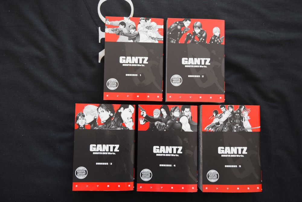 Manga Gantz Omnibus Volumes 1-5 (ENG)