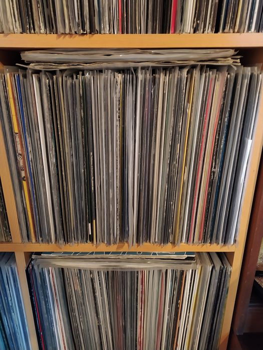Kolekcja płyt vinylowych techno