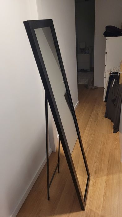 Espelho preto retangular