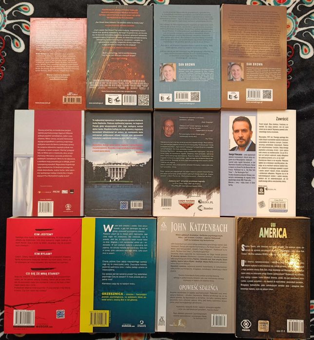 Książki trzymające w napięciu - Dan Brown, Stephen Coonts i inni