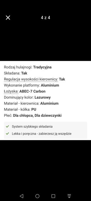 Sprzedam Hulajnoge Indiana R6
