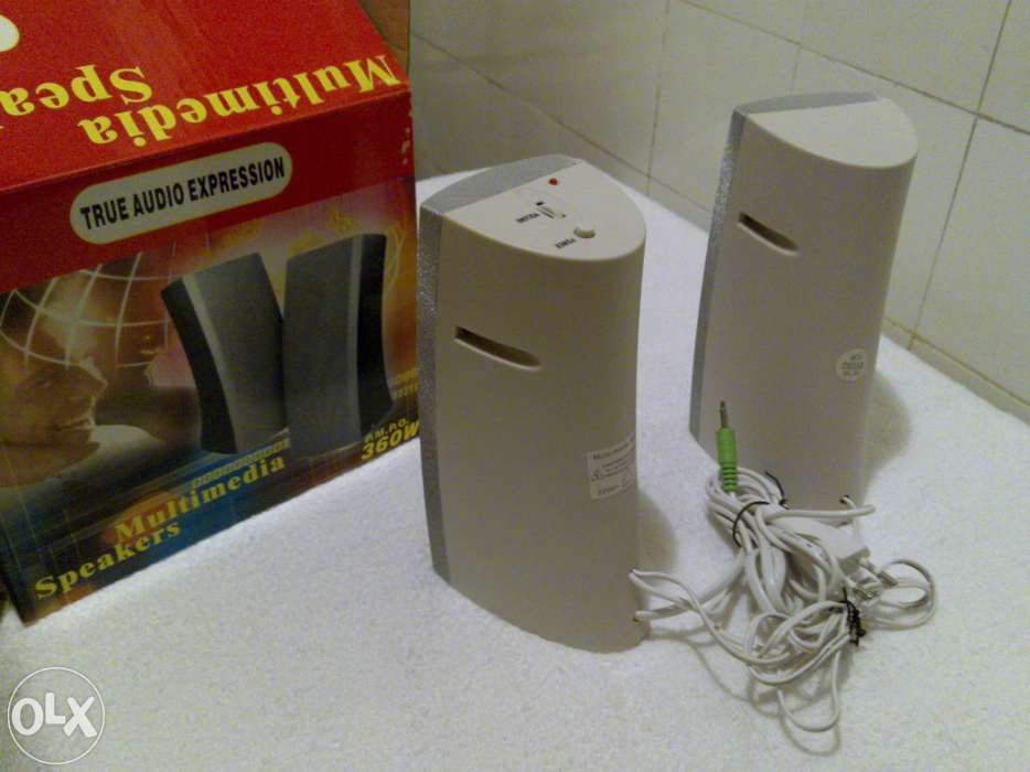 colunas (multimedia speakers) para pc (como novas em caixa)