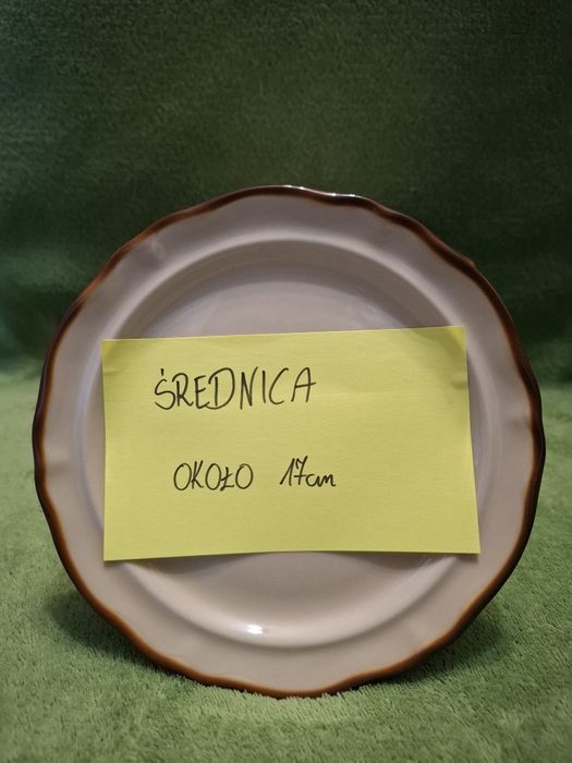 Talerzyk PRL porcelit