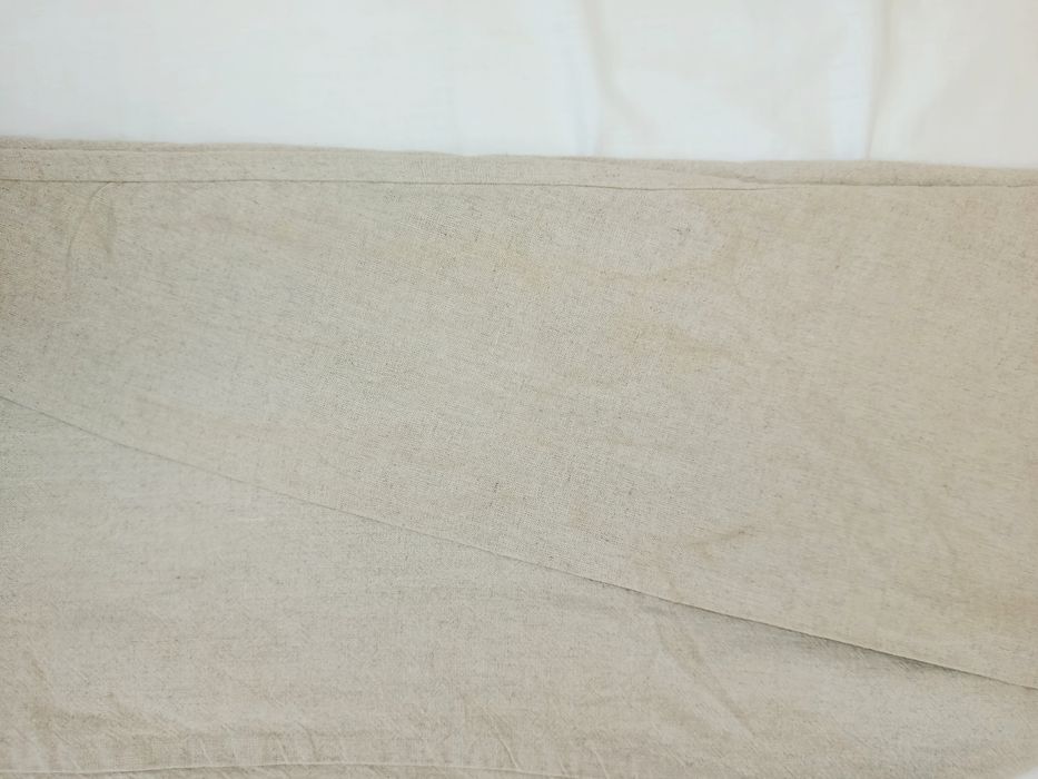 ZARA Calças / Pants Wide Leg Linen Blend Bege Beige – Size/Tamanho S
