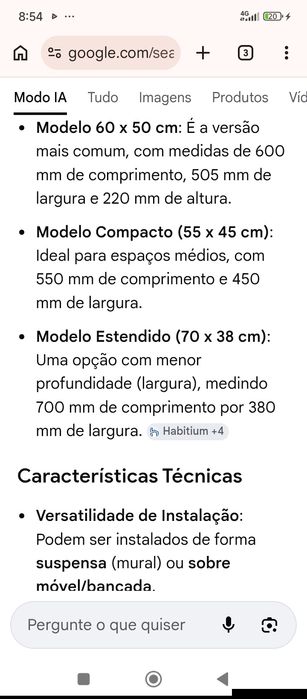 Lavatório Marca Portuguesa Roca Elements