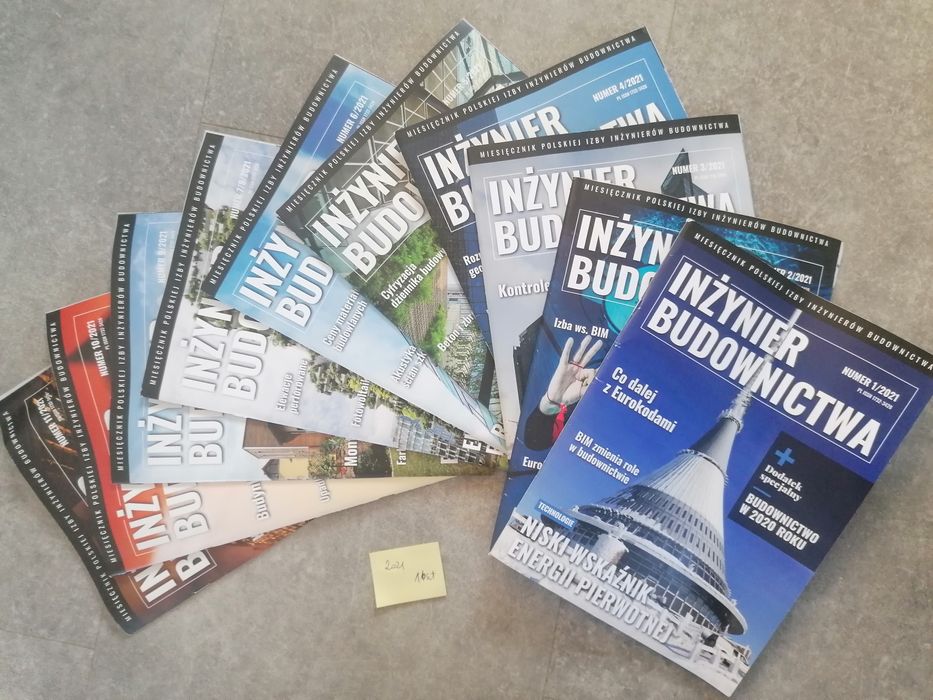 Inżynier budownictwa 2021, kwartalnik