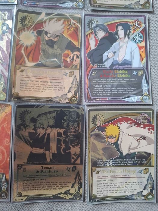 Cartas vintage Naruto